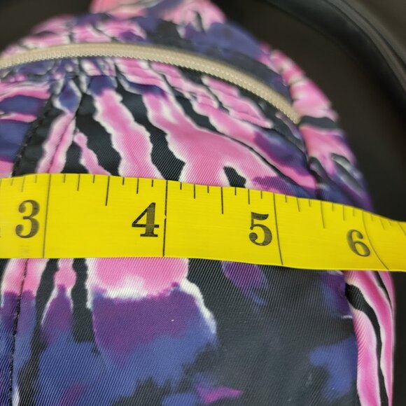 Purple & Pink Mini Backpack | Chain Strap Detail | Y2K Streetwear Style - Picture 8 of 8